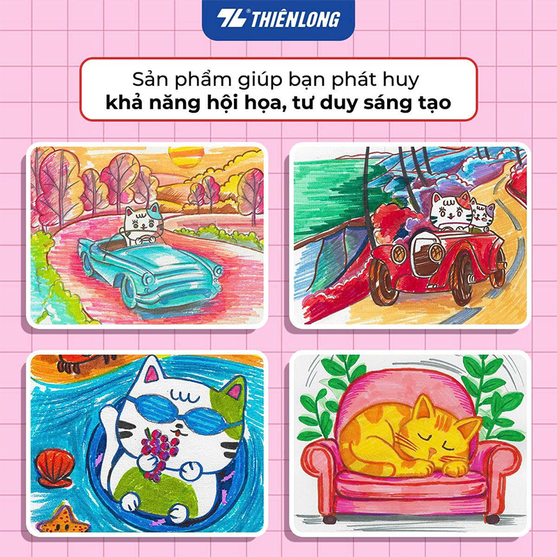 Bút lông màu FP-C022 cherryblossom 5 màu