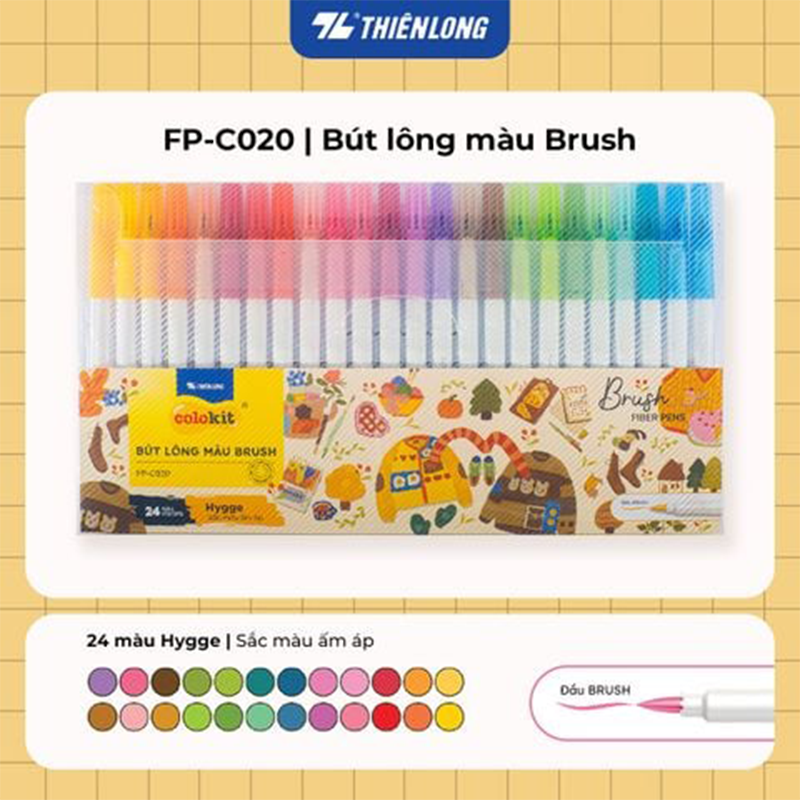 Bút lông màu FP-C020 hygee 24 màu