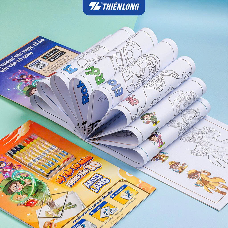 Tập tô màu COB-C002 lốc 10