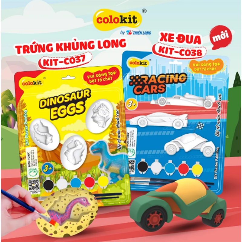 Bộ tô màu thạch cao KIT-C037