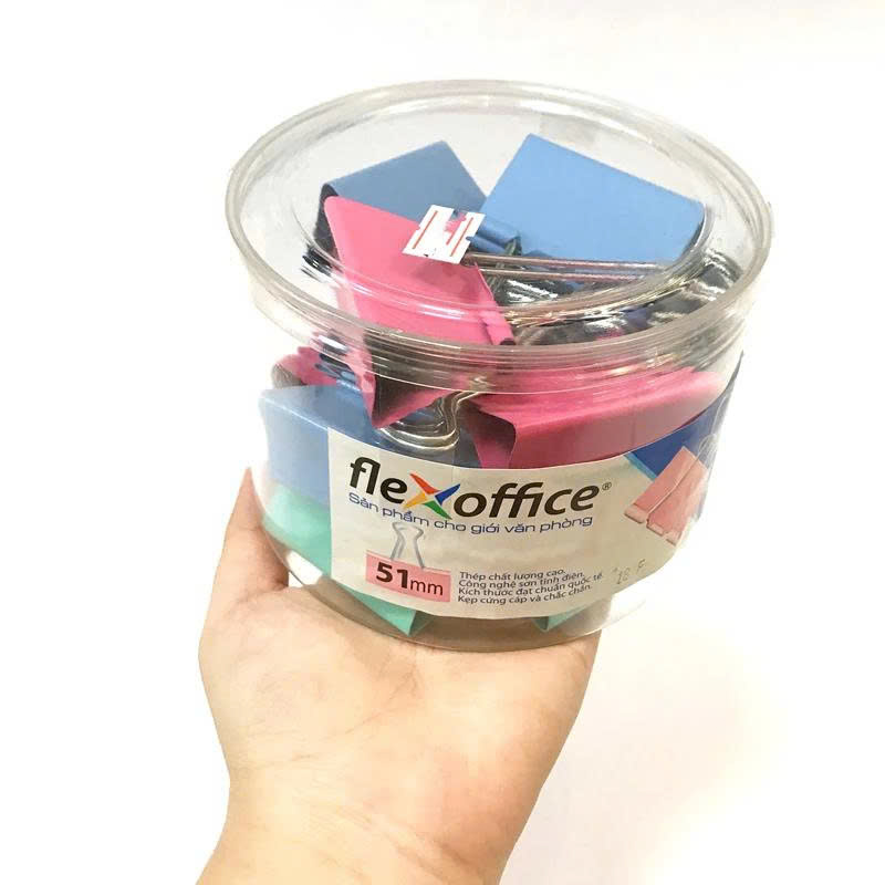 Kẹp bướm màu 51mm FO-DCC06