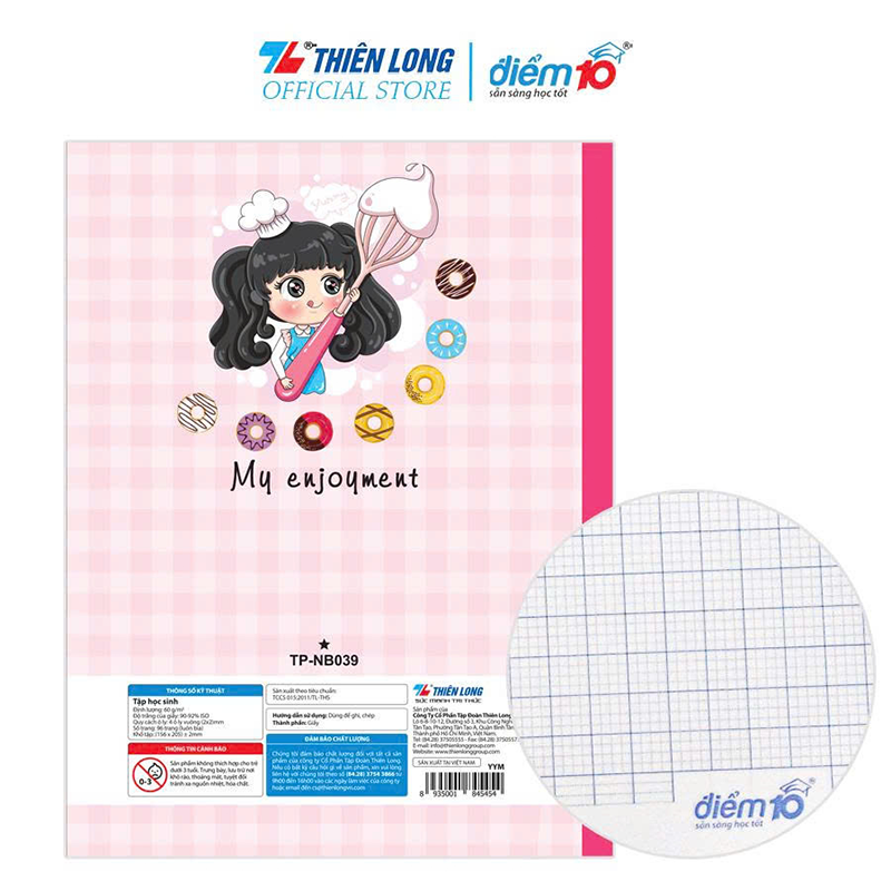 Tập TP-NB039 Điểm 10 (96T-4 oly vuông) - ĐL 60