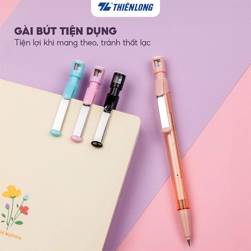 Bút chì bấm 2B 2.0mm PC-030 hộp 10