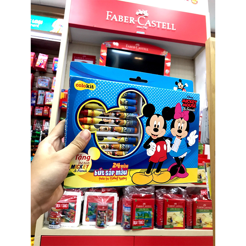 Bút sáp màu CR-C030/MI 24 màu