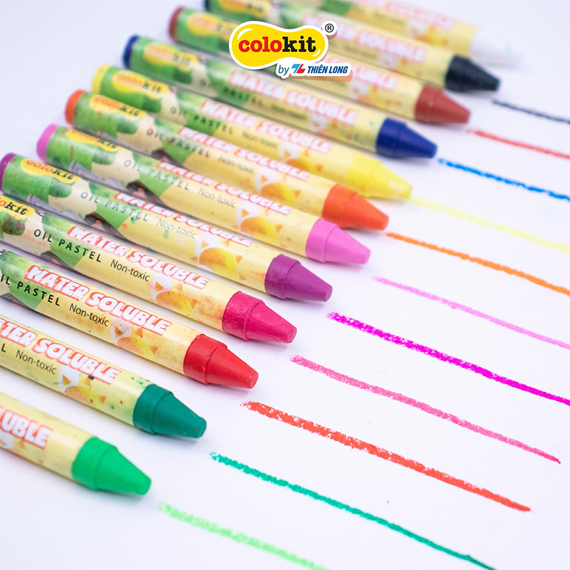 Sáp màu đa năng WSO-C001 hộp 12 màu