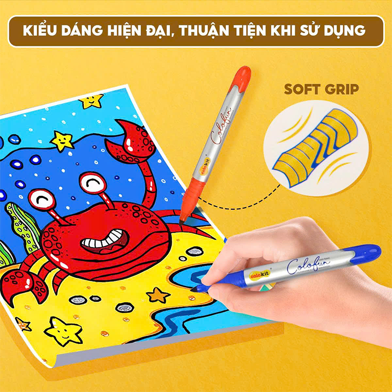 Bút lông dầu PM-C01 hộp 12 màu