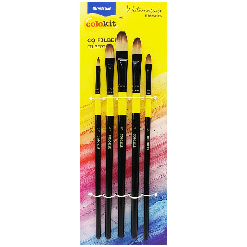 Cọ vẽ màu nước đầu filbert BRW-C005