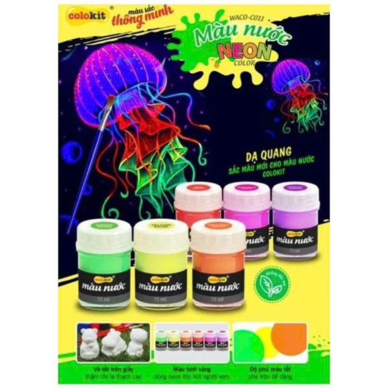 Màu nước WACO-C011 hộp 6 màu