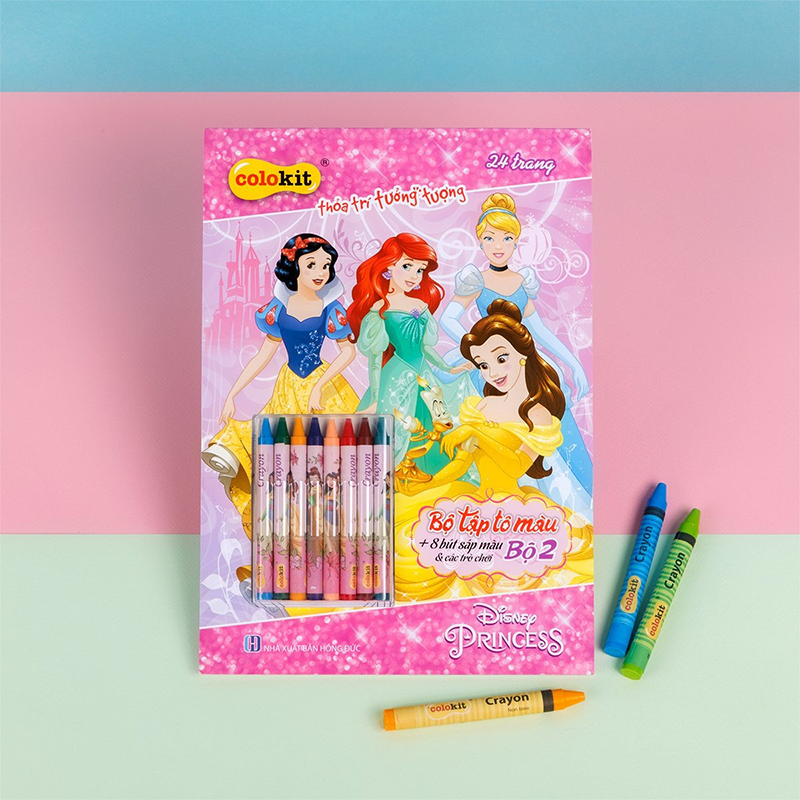 Bộ tập tô màu Princess CB-C020/PR