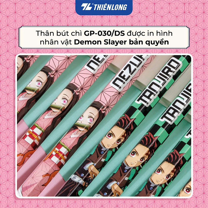 Bút chì gỗ đen Demon Slayer GP-030/DS - 2B