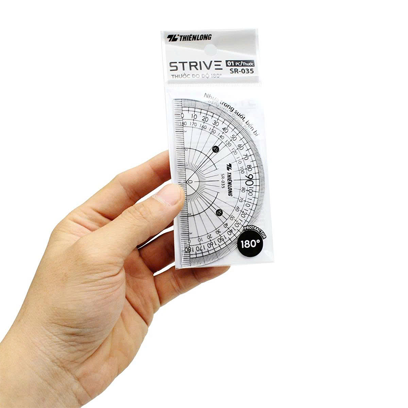 Thước đo độ 180 SR-035 Strive túi 1/200