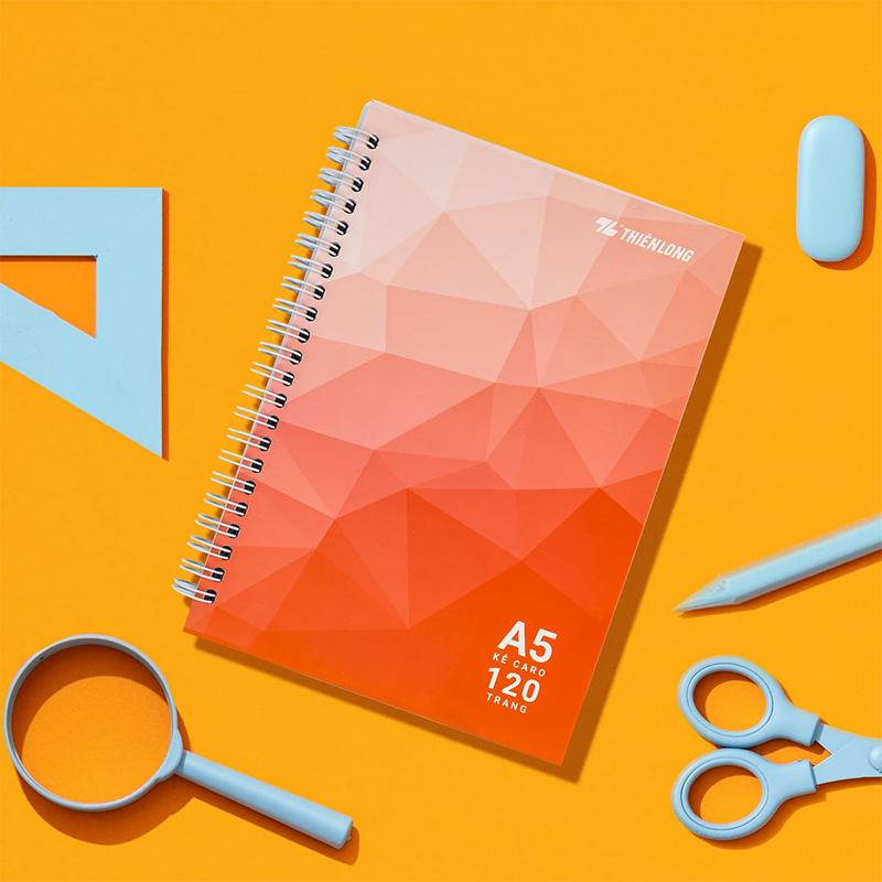 Sổ lò xo CARO A5 120T MB-015 lốc 5