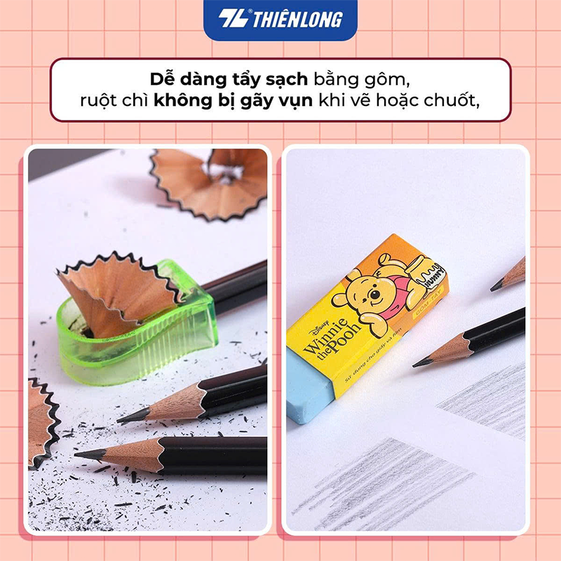 Bút chì gỗ Bizner BIZ-P01 hộp 10 - HB