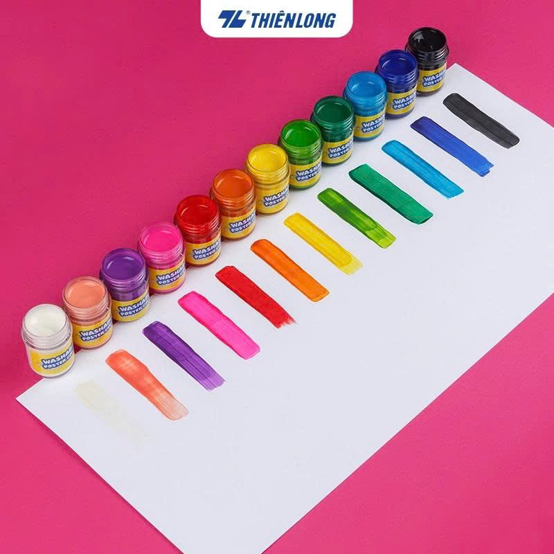 Màu nước rửa được SWP-C001 6 màu/T60