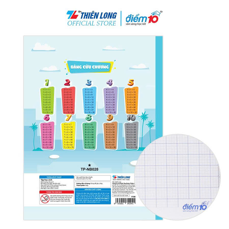Tập TP-NB028 Điểm 10 (96T-4 oly vuông) - ĐL 60