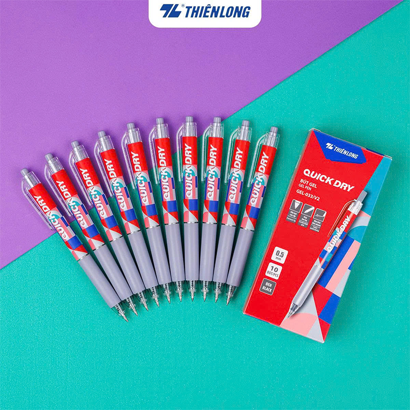 Bút gel GEL-033/V2 hộp 10