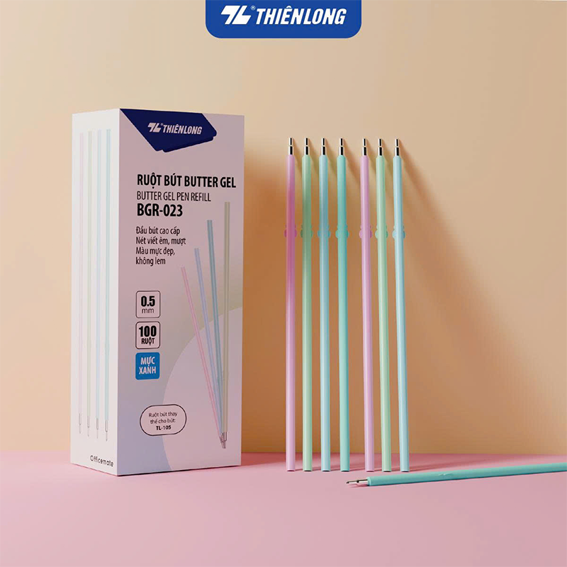 Ruột bút gel bi BGR-023 hộp 100