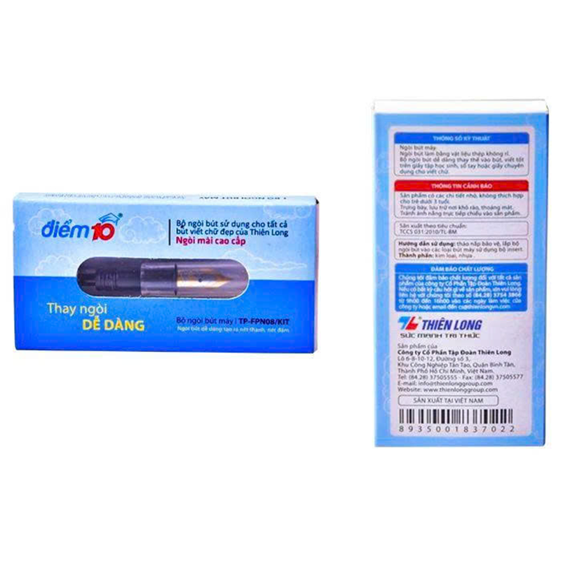 Bộ ngòi bút máy TP-FPN08/KIT hộp 20