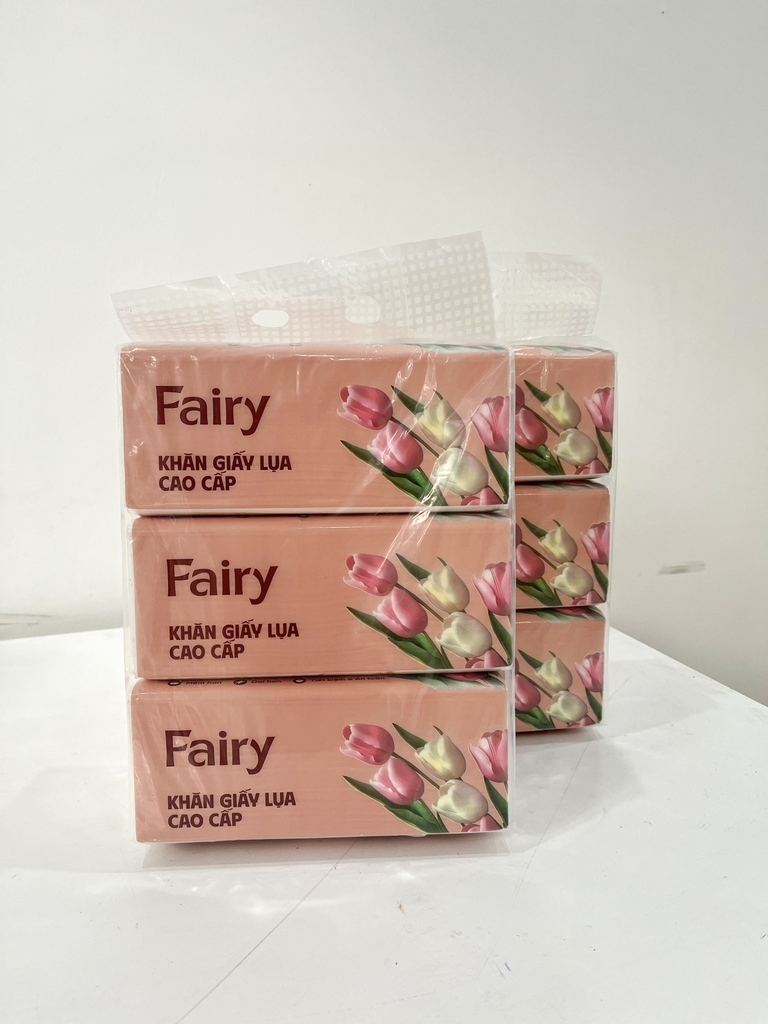 Giấy rút Fairy Tulip 540 tờ / 3 lớp, 180 lần rút