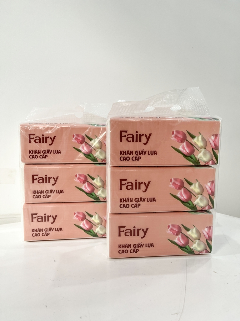 Giấy rút Fairy Tulip 540 tờ / 3 lớp, 180 lần rút