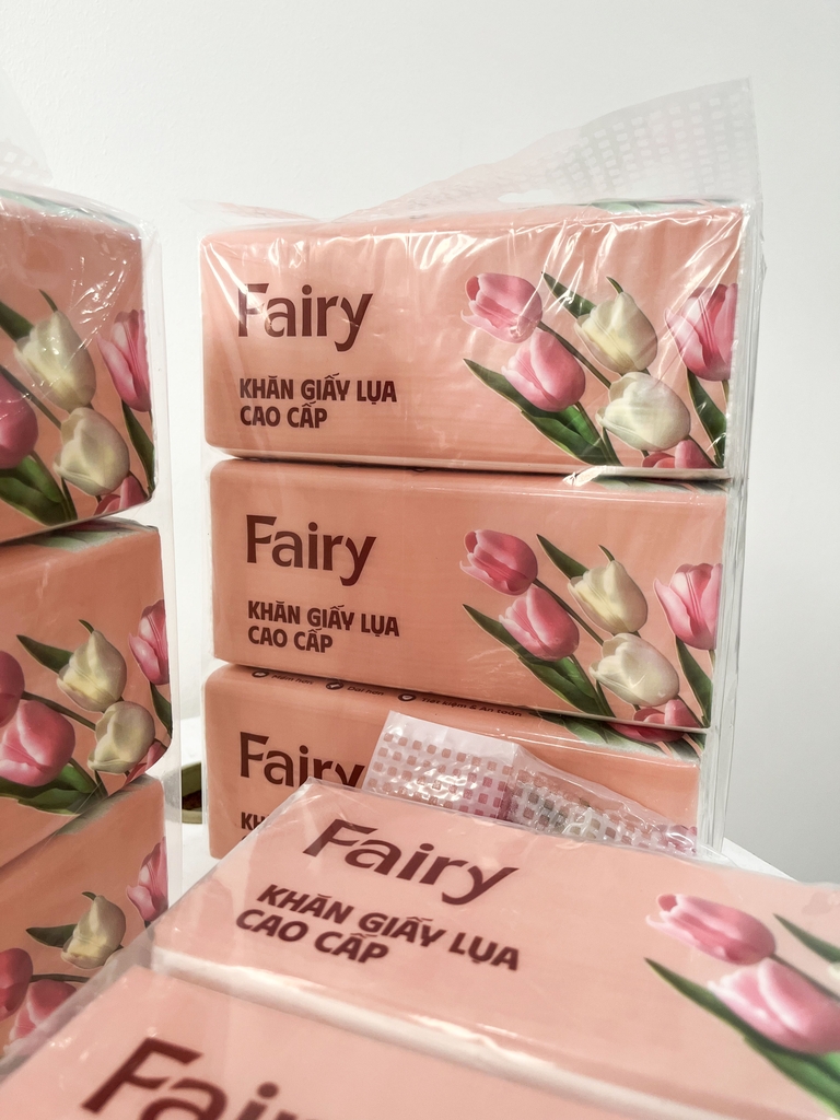 Giấy rút Fairy Tulip 540 tờ / 3 lớp, 180 lần rút