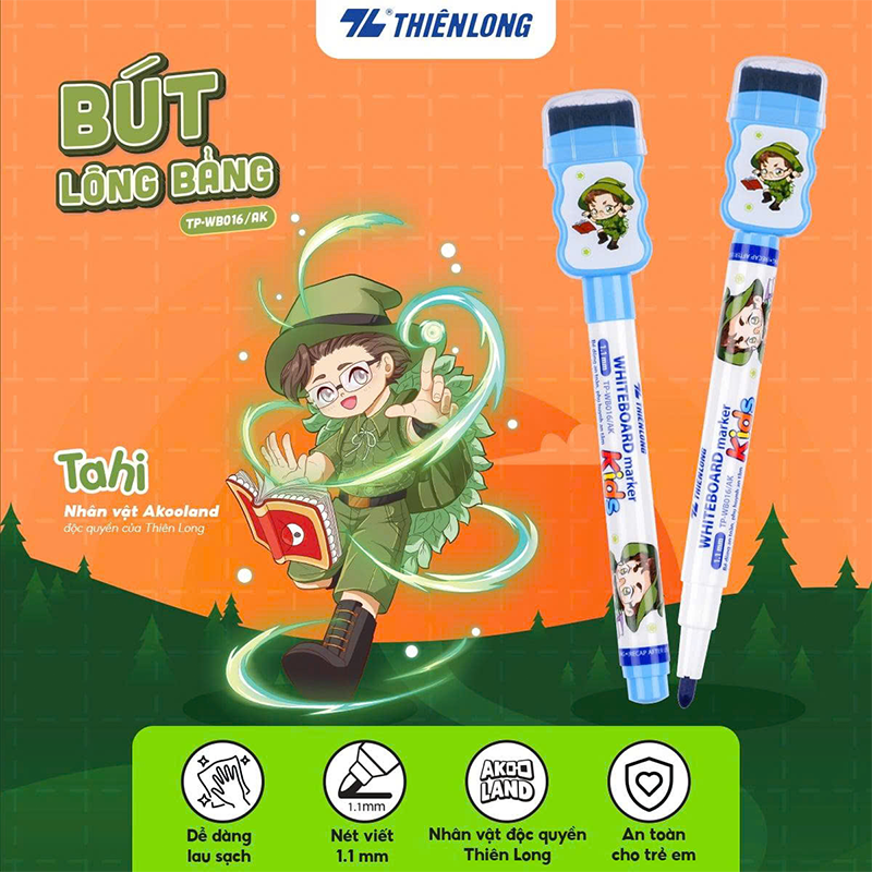 Bút lông bảng TP-WB016/AK hộp 12 Xanh