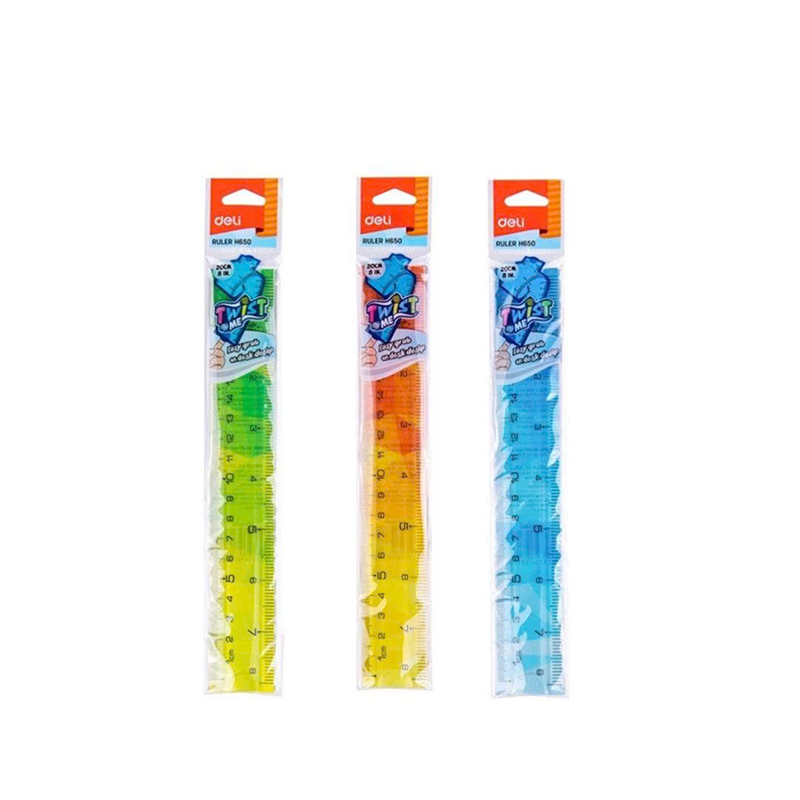 EH650_Thước kẻ dẻo_20cm_Màu lẫn