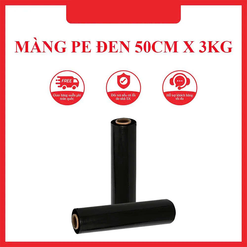 Màng PE màu đen loại 3kg