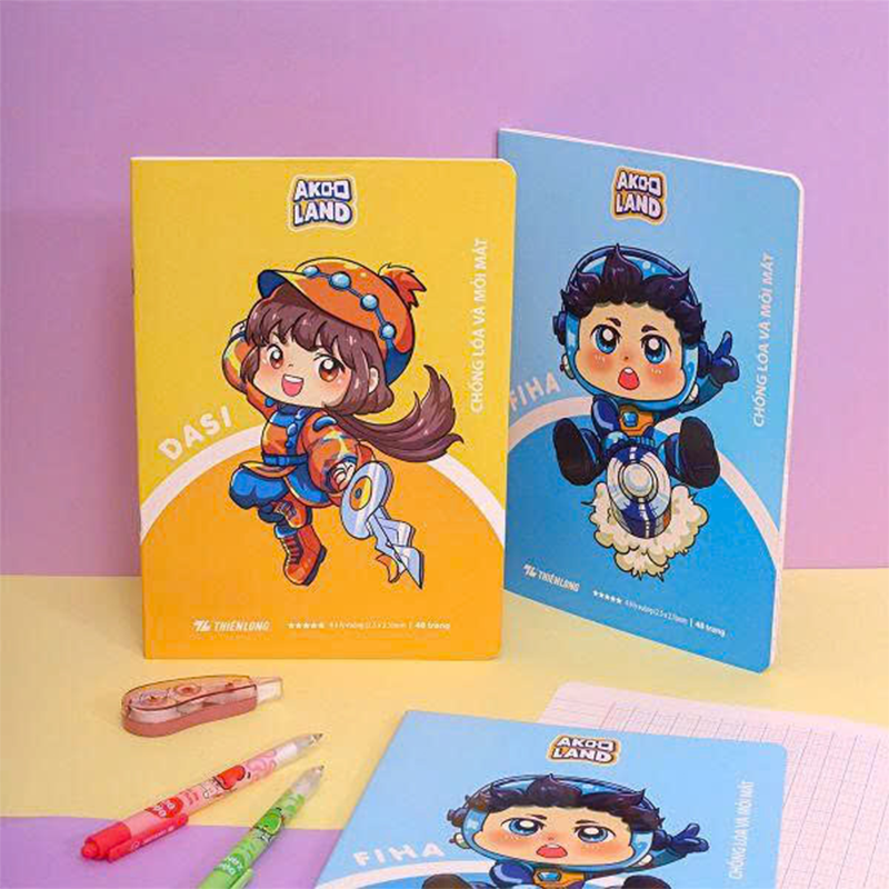 Tập Akooland NB-114/AK (48T-4 ôly vuông) - ĐL 80