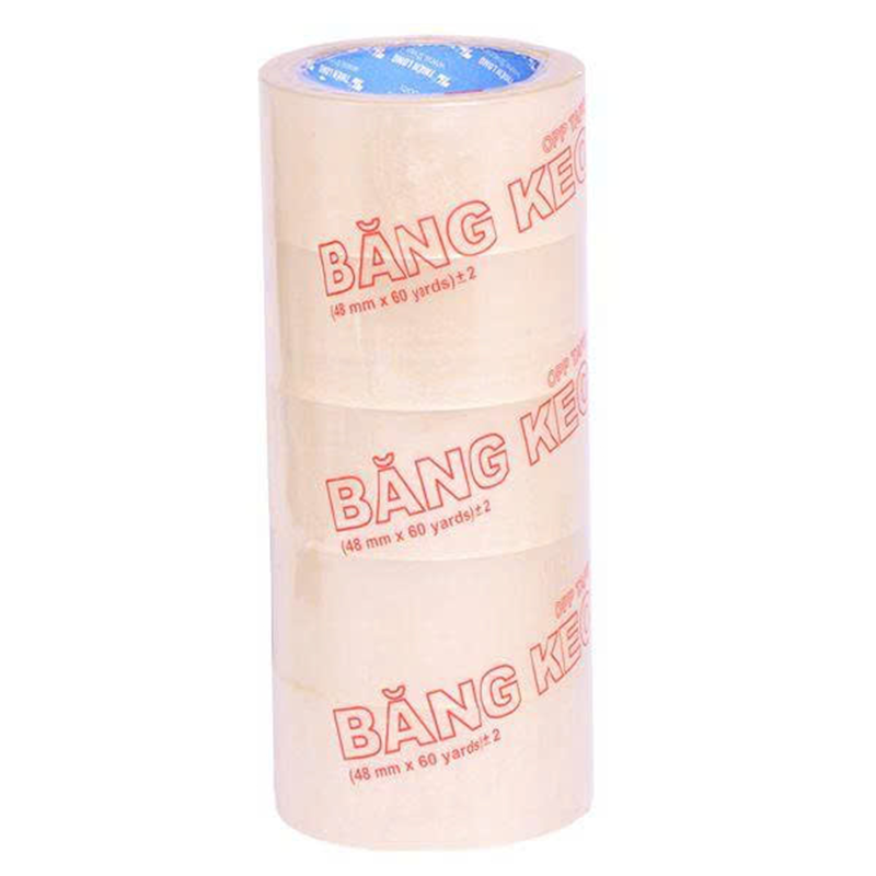 Băng keo 100yards BKT10 trong - (48mm x 100Y x 0.043mm)