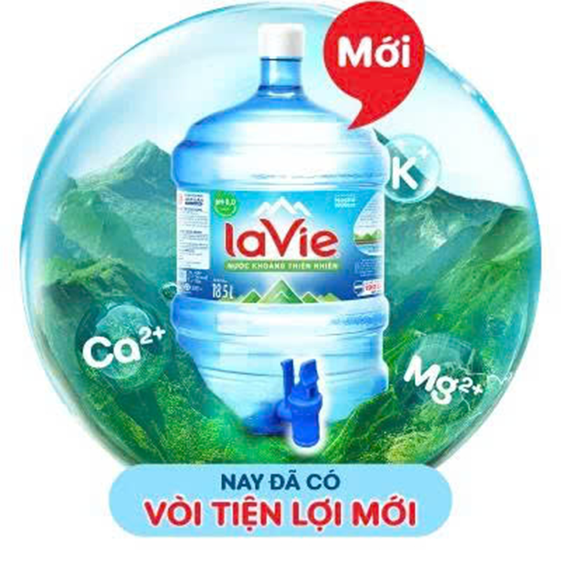 Nước Lavie bình, vòi 19 lít
