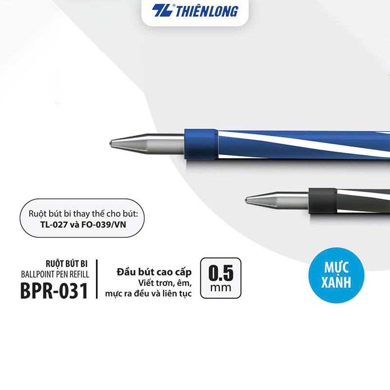Ruột bút bi BPR-031 hộp 100