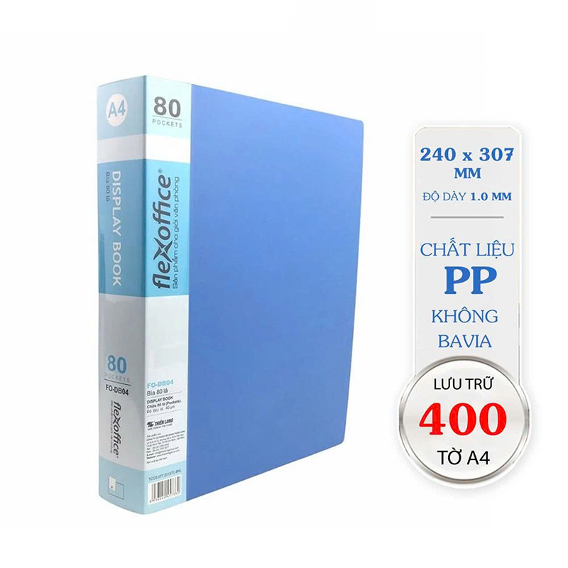 Bìa 80 lá A4 FO-DB04