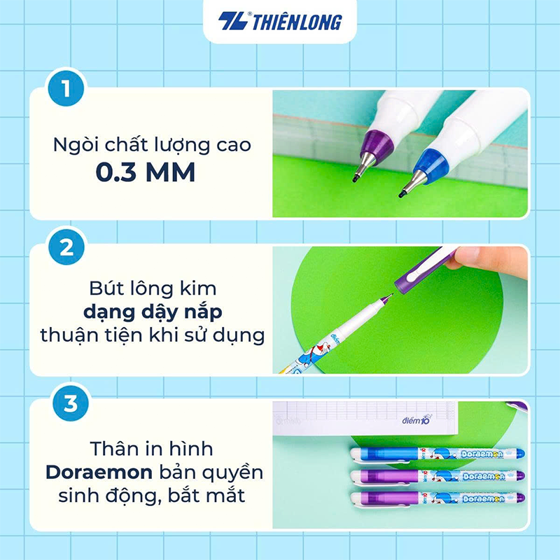 Bút lông kim FL-04/DO hộp 10
