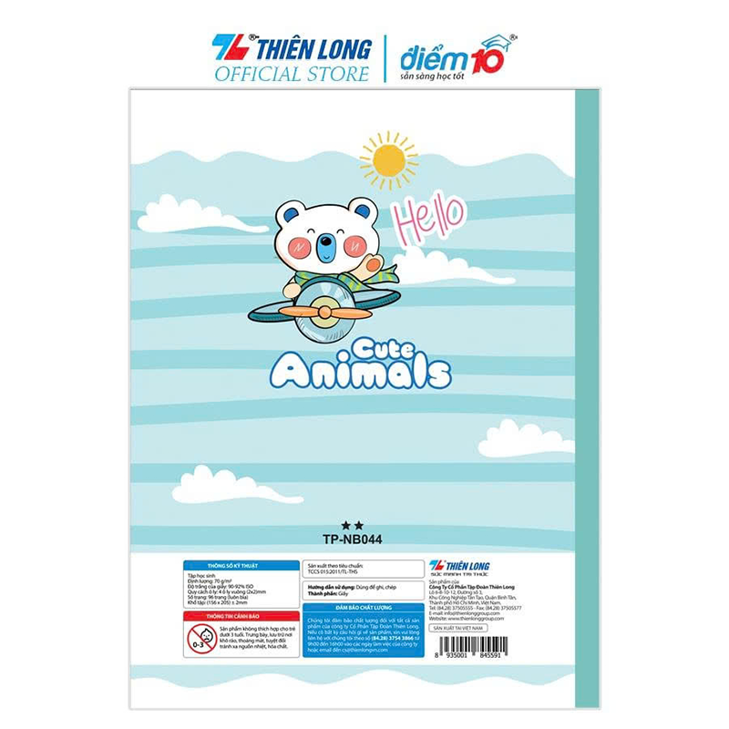 Tập TP-NB044 Điểm 10 (96T-4 oly vuông) - ĐL 70