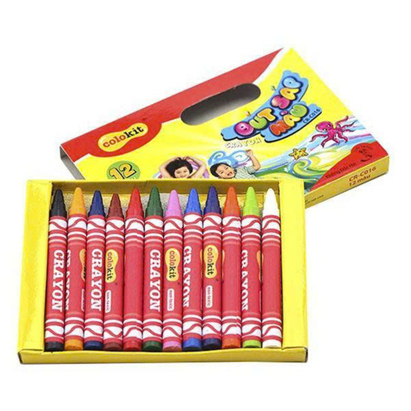 Bút sáp 12 màu Thiên Long CRC016