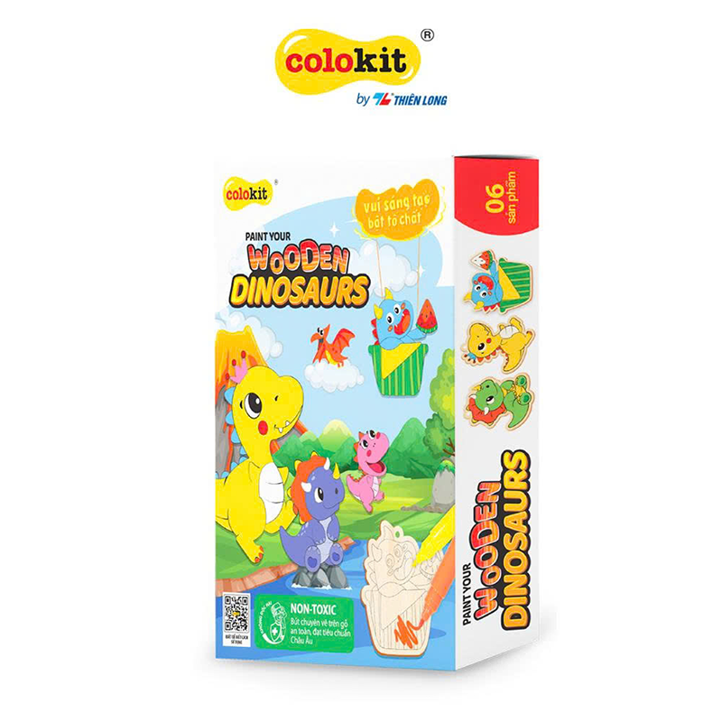 Bộ tô màu gỗ KIT-C030