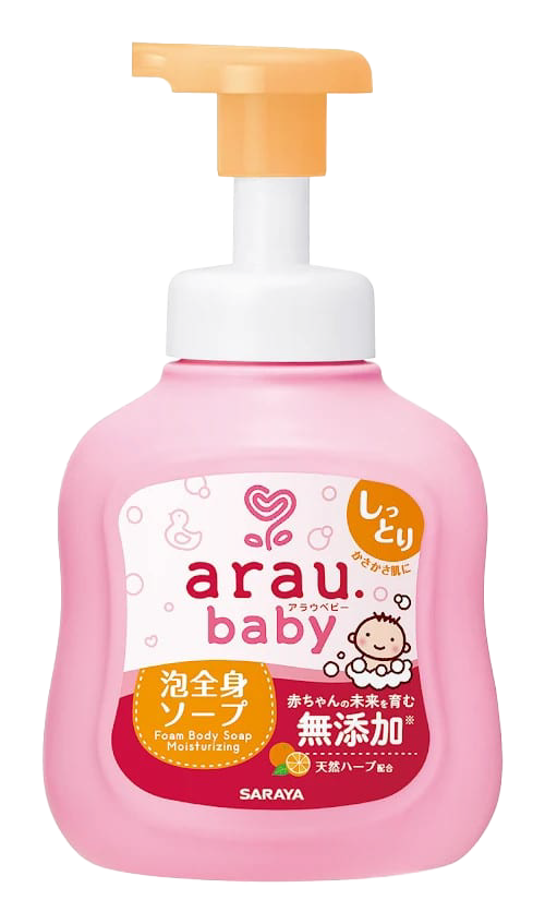Bọt tắm gội thảo mộc Arau Baby - chai 450ml