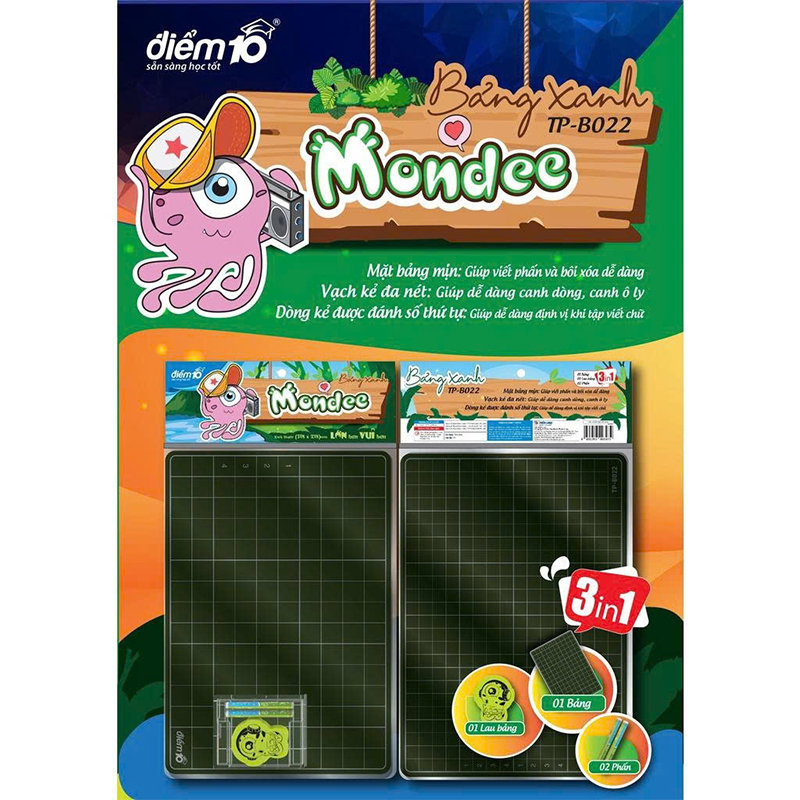 Bảng học sinh Mondee TP-B022 xanh/T50