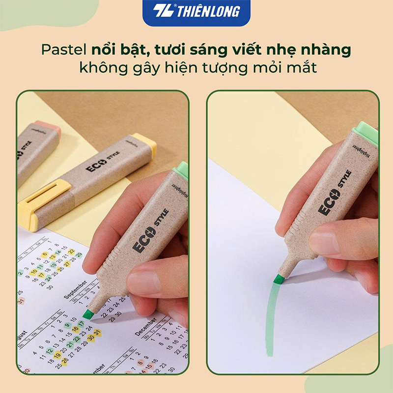 Bút dạ quang HL-015/ECO hộp12