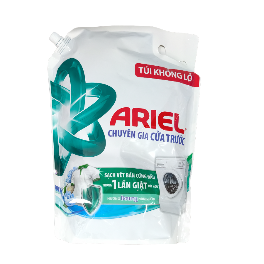 Nước giặt Ariel túi 3.9KGX4 nắng sớm cửa ngang