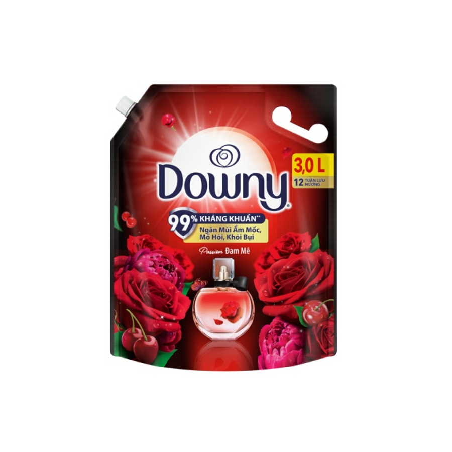 Nước xả Downy túi 3LX4 đam mê CR