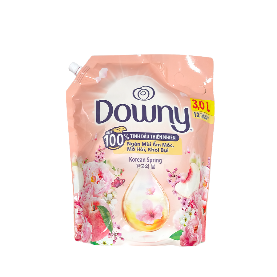 Nước xả Downy túi 3LX4 xuan han quoc crown