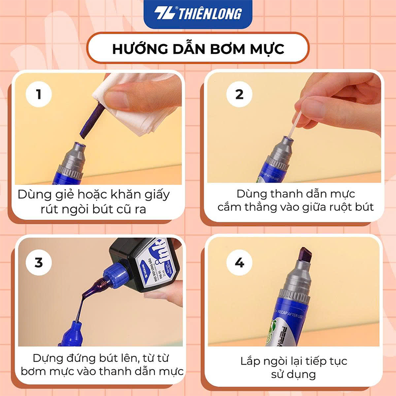 Mực bút lông dầu PMI-01