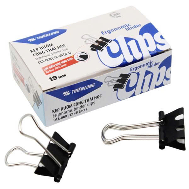Kẹp bướm CTH 19mm DCL-008 hộp 12