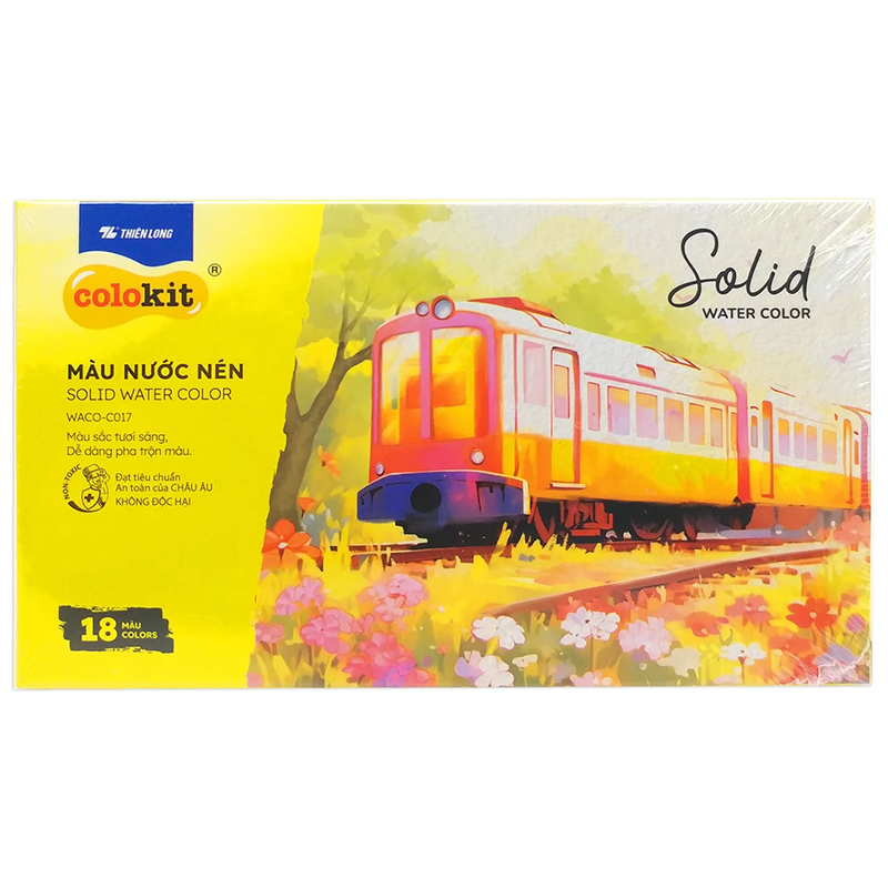 Màu nước WACO-C016 dạng nén 12 màu