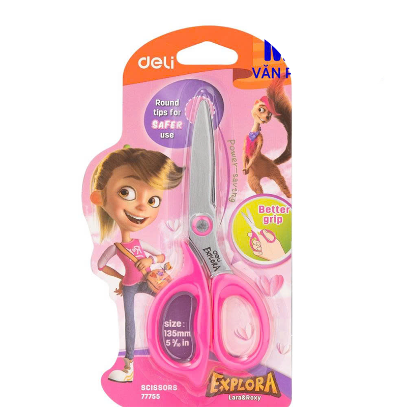 ED60000_Kéo học sinh_135mm_Màu lẫn