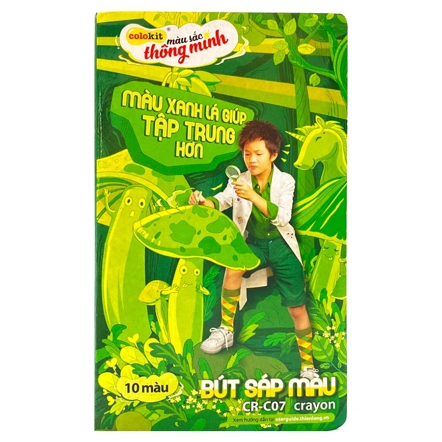 Bút sáp màu CR-C07 10 màu