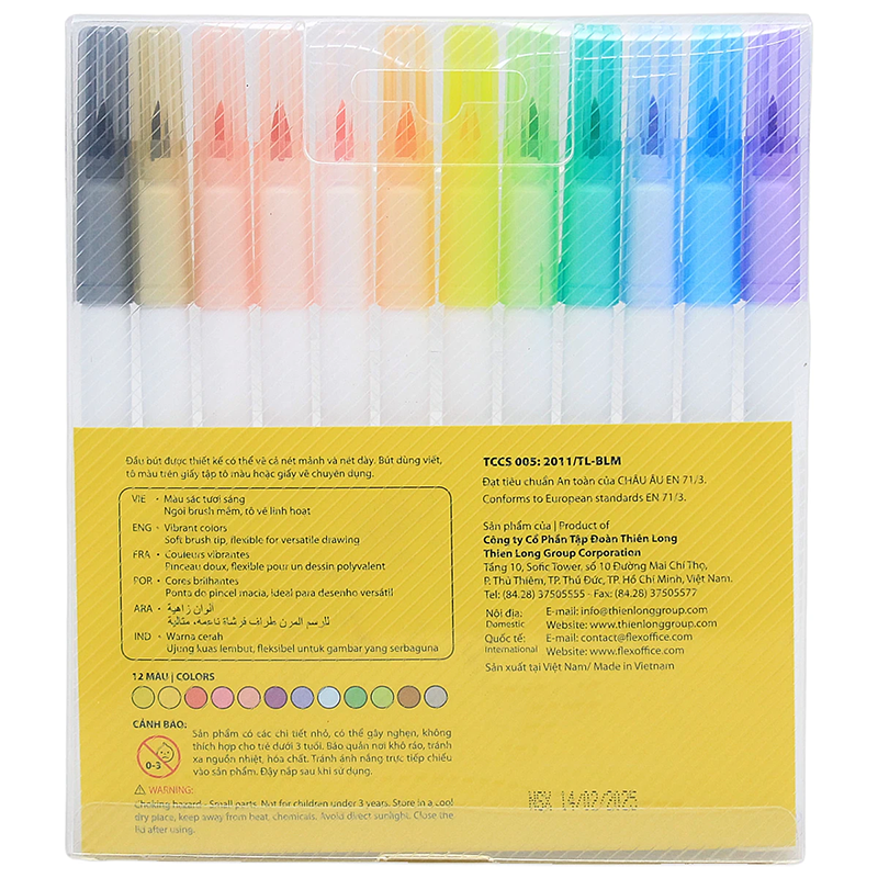 Bút lông màu FP-C017 cotton candy 12 màu