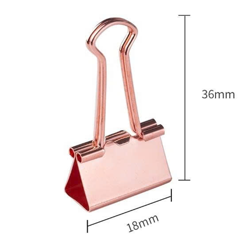 78200_Kẹp bướm_25 cái_Màu vàng hồng